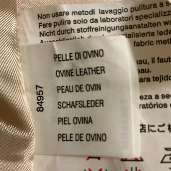 MARINA RINALDI LEATHER SKIRT - Picture 15 of 16